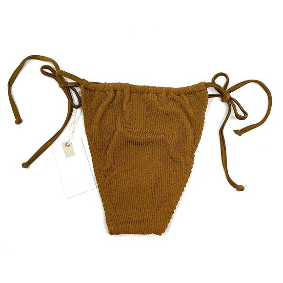 Good American Always Fits Tiny Ties Bottom Bronze Size 1/2 - Picture 7 of 12